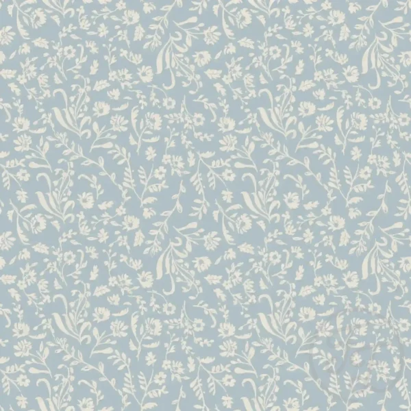 Light Blue Ditsy Floral