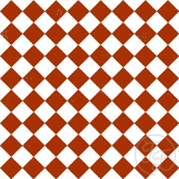 Checkerboard Red White