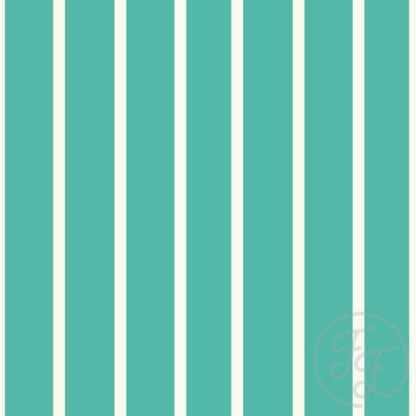 Stripe in Fountain Blue