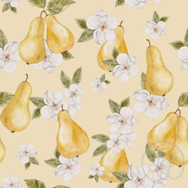 Flowery Pears Yellow