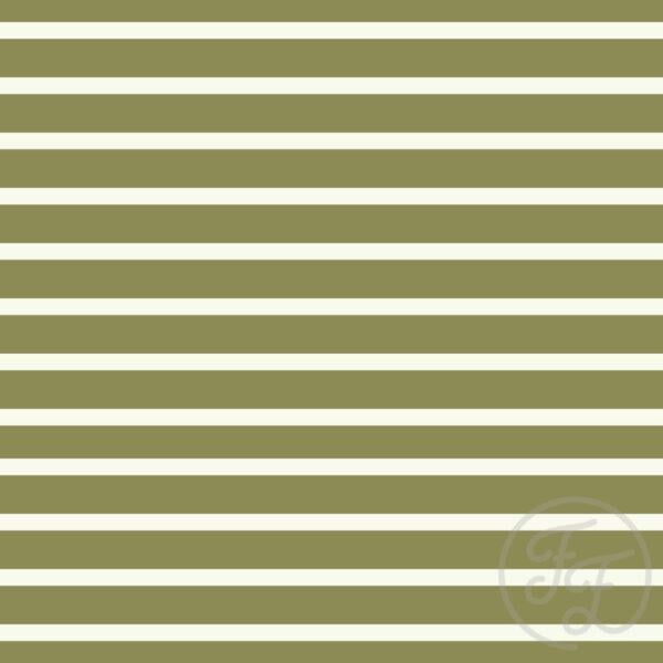 Stripe in Drab Green