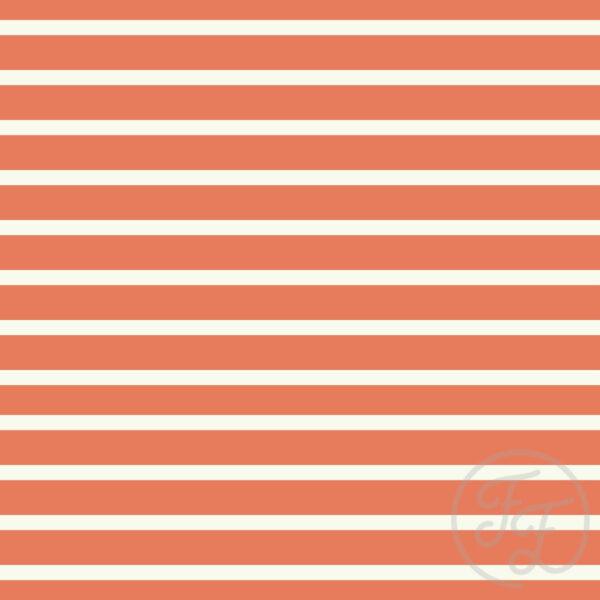 Stripe in Dark Peach