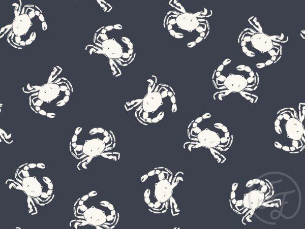 Cute Crab Navy Blue