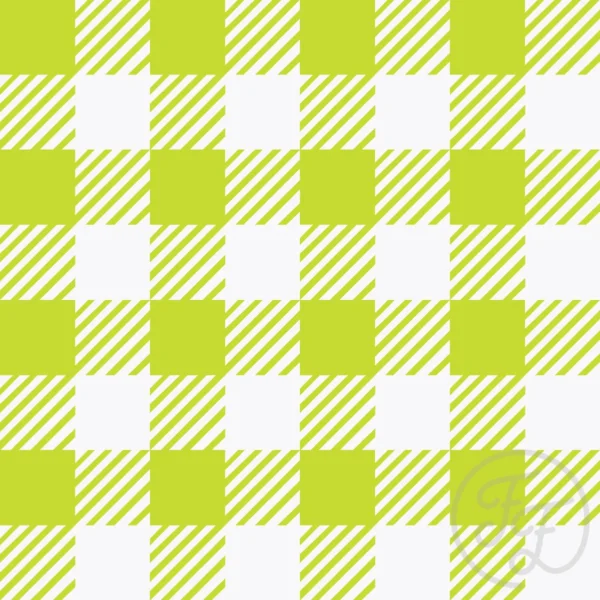 Gingham stripes in White