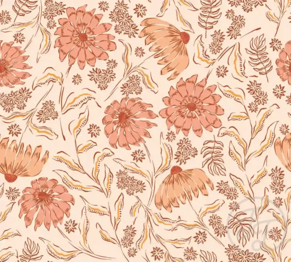 Autumn Garden Peachy Pink