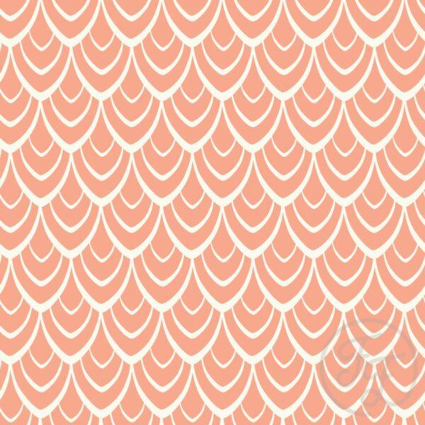 Sea Wave in Peach