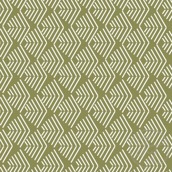 Abstract Stripped in Drab Green