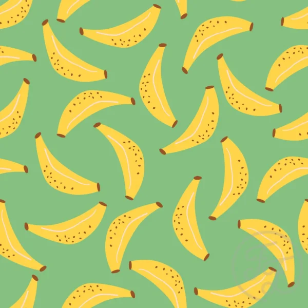 Bananas for you in soft green