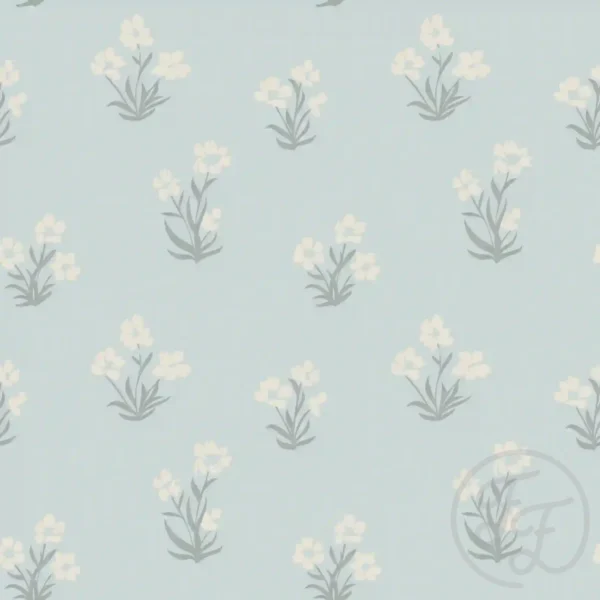 Light Blue Ditsy Blossom