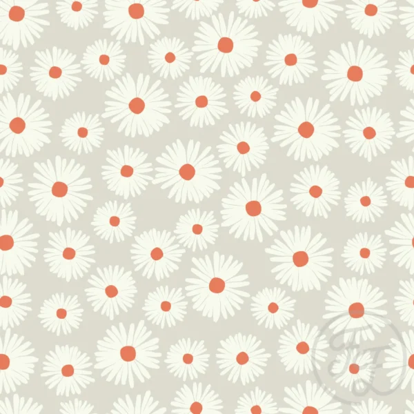 Aster Flower in Light Grey