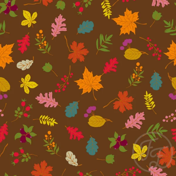 Fall Foliage in Otter Brown