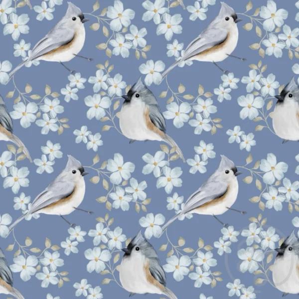 Flowery Titmouse Blue