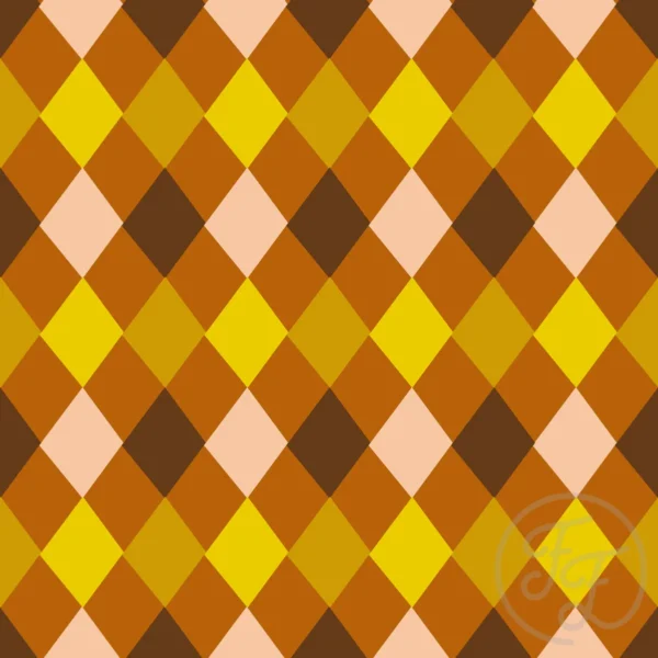 Autumn Argyle in Brown