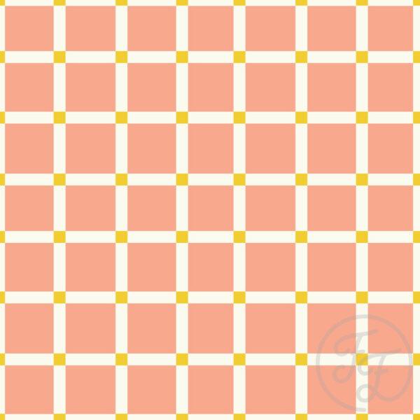 Grid in Peach