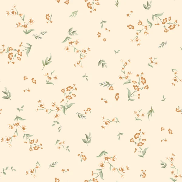 Floral Pernille Orange Sun