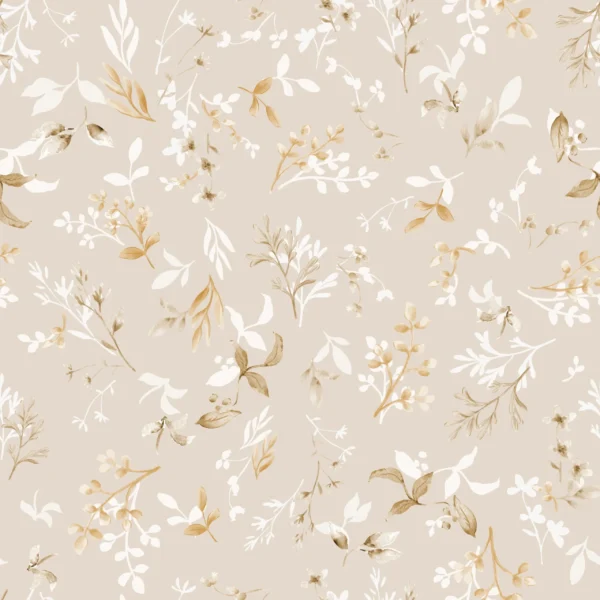 Floral Signe Brown Beige