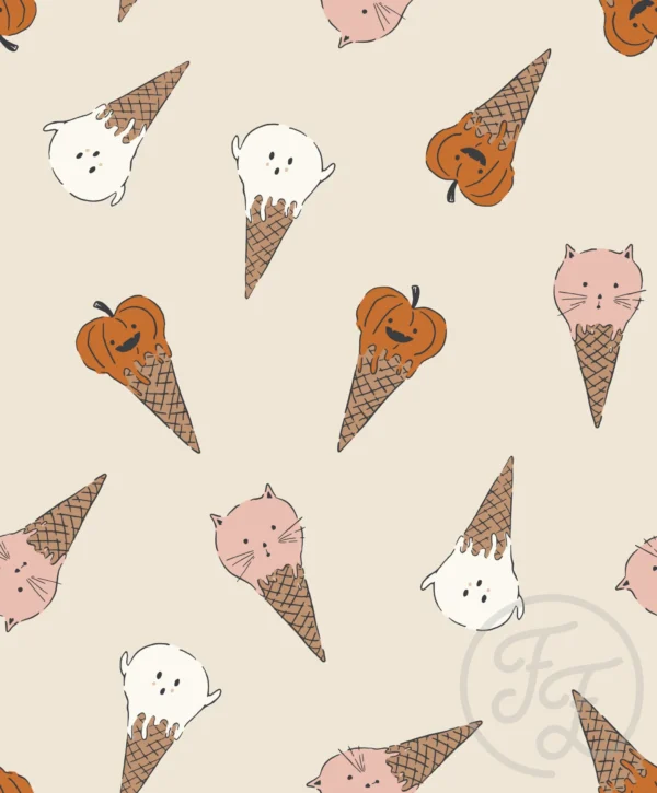 Spooky Sweet Icecream Ivory Cream