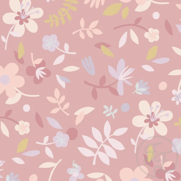 Collage Flower Ash Rose Big