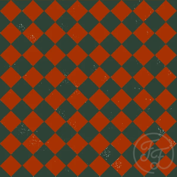 Checkerboard Red Green