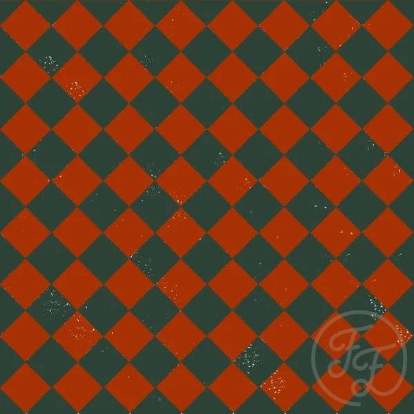 Checkerboard Red Green