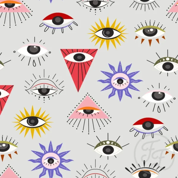Evil Eye in Platinum