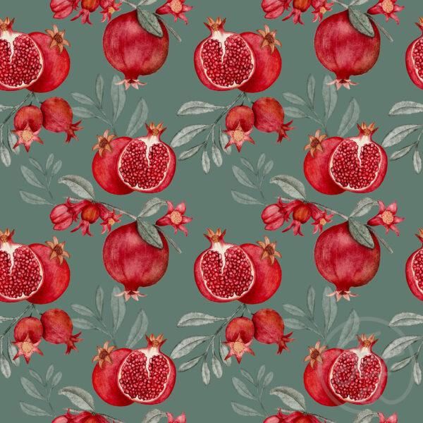 Pomegranates Medium Green