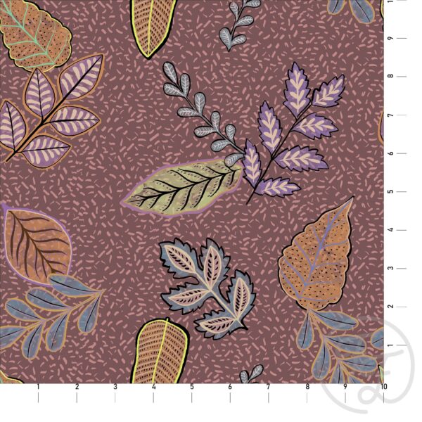Redwood Textured Ground with Painted Foliole