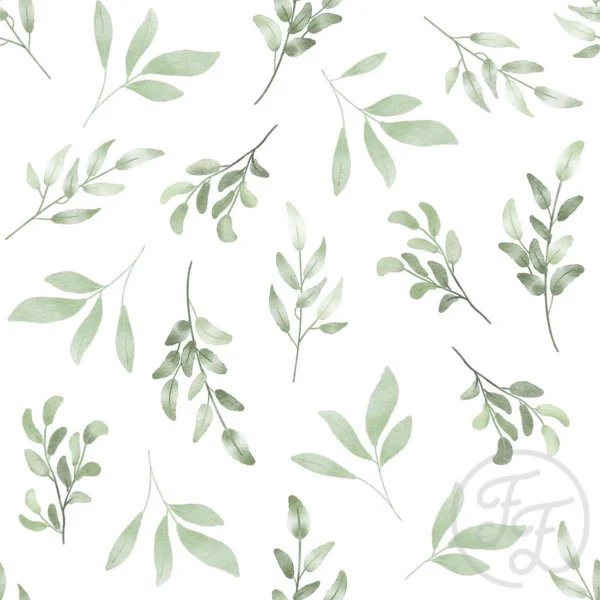 Tossed Leaves Green