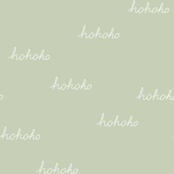 Hohoho Santa is Here in Soft Green