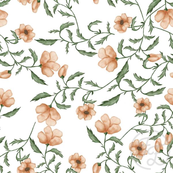 Peachy Flowers Big