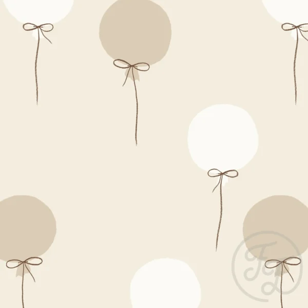 Balloons Big Beige