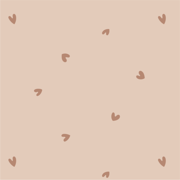 Valentine Hearts Peachy Pink