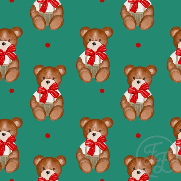 Teddy Bears Teal