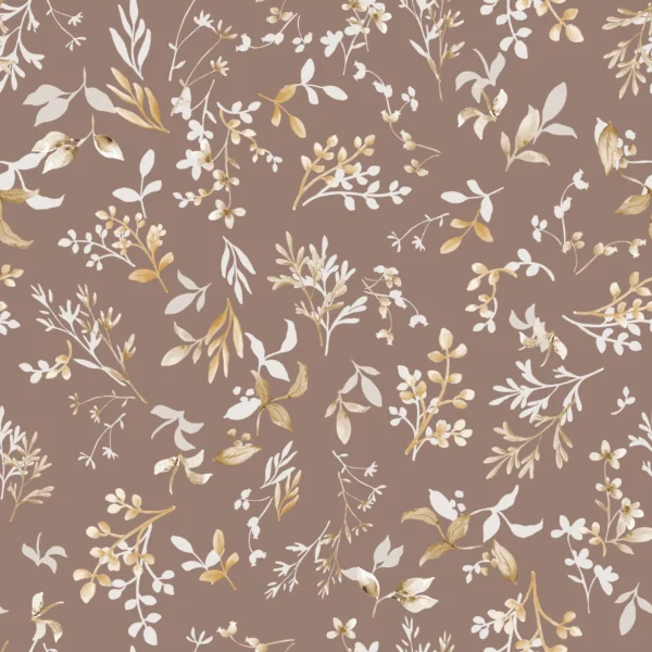 Floral Signe Brown Brown