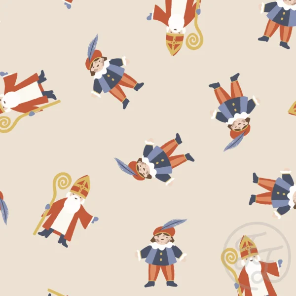 Sinterklaas and Piet Ivory