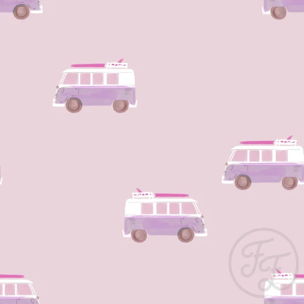 Camper Van Medium Pink