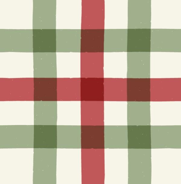Christmas Check Red and Green
