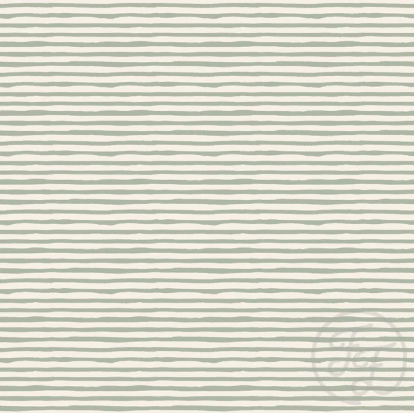 Painted Stripe Small Green