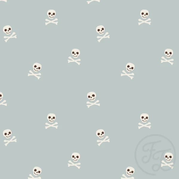 Skull and Bones Blue Small