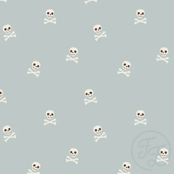 Skull and Bones Blue Small