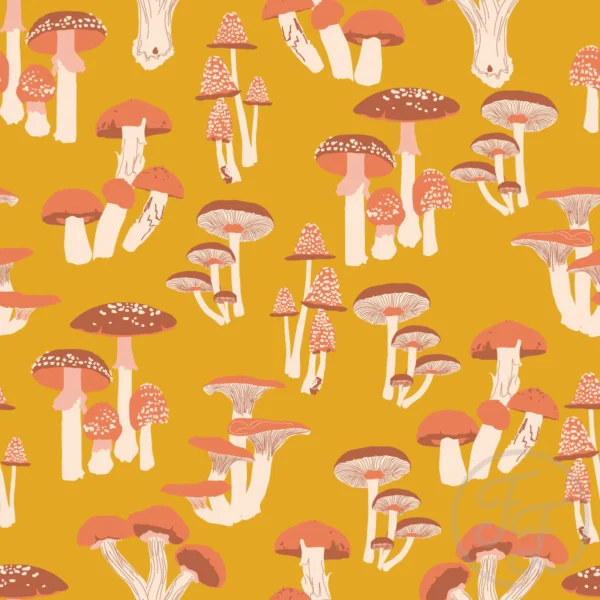 Mushroom in Bee Yellow