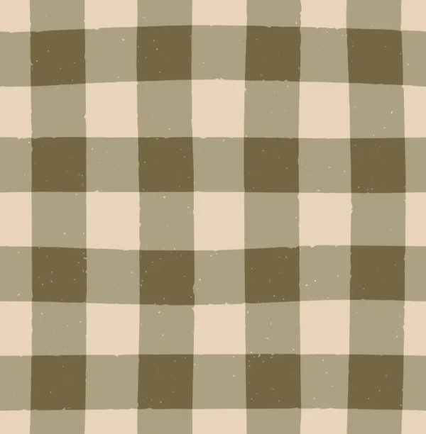 Autumn Gingham in Brown Medium