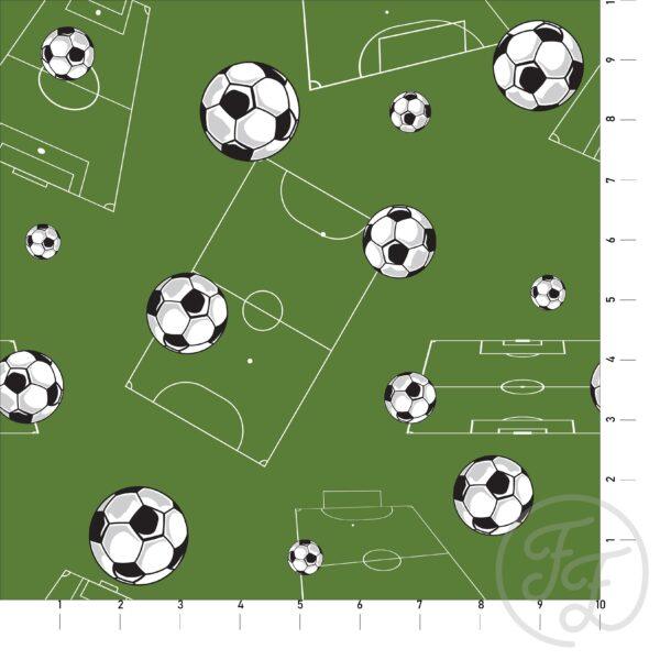 Let's Play Football in Olive Green