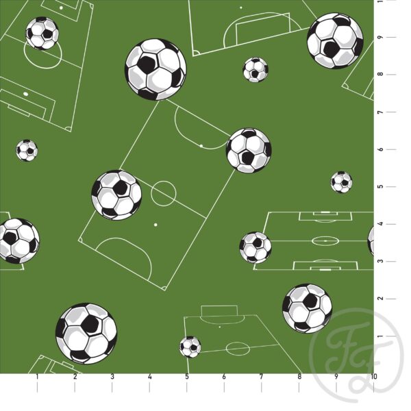 Let's Play Football in Olive Green