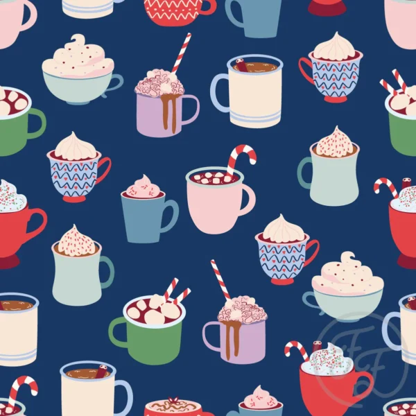 Hot Chocolate in Nile blue