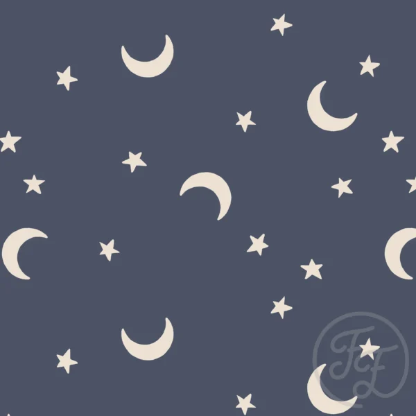 Moon & Stars Navy Blue Big