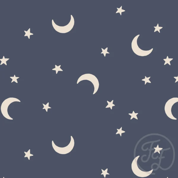 Moon & Stars Navy Blue Big