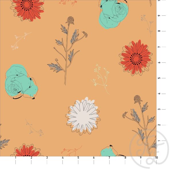 Summer Bloom in Light Orange