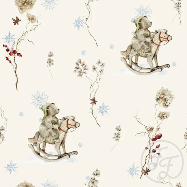 Frosty Playful Bear