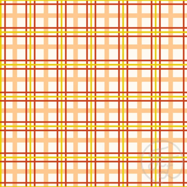 Harvest Plaid in White